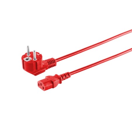 MicroConnect Power Cord Schuko Angled -